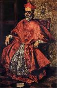 El Greco Portrait of Cardinal Don Fernando Nino de Guevara oil painting